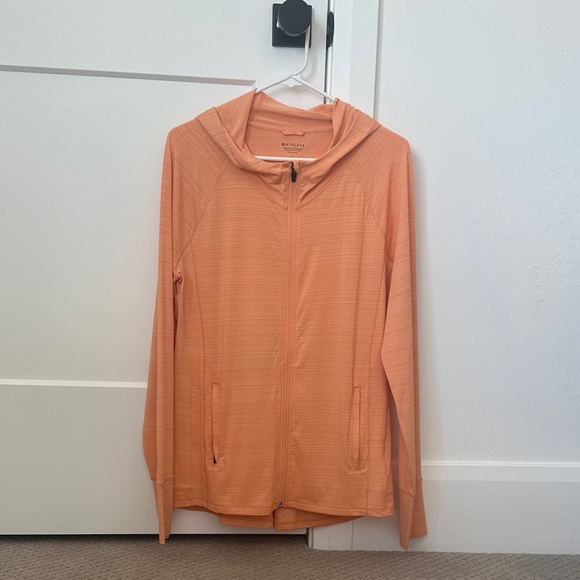 Athleta Women's Peach Hooded Jacket - Picture 1 of 4